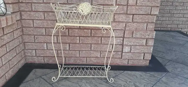 Vintage Metal Planter