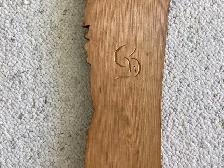 Beautiful Warrior and Eagle wall art carving by Gino Seward - Photo 3