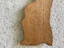 Beautiful Warrior and Eagle wall art carving by Gino Seward - Photo 8