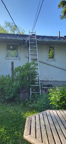 30' foot aluminum ladder
