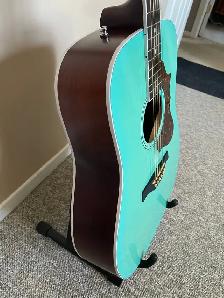 Godin Imperial Laguna Blue GT EQ acoustic with hardshell case - Photo 7