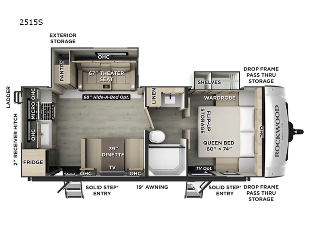 2027 Forest River RV Rockwood Mini Lite 2515S