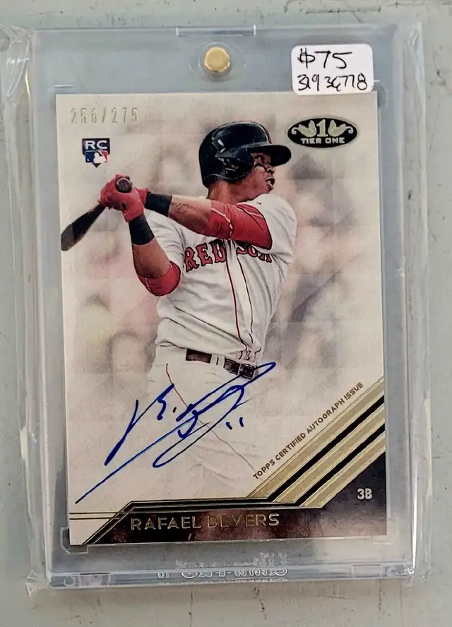 Topps Rafael Devers Tier 1 256/275 (31016778)