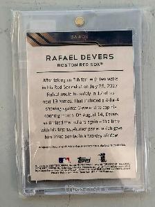 Topps Rafael Devers Tier 1 256/275 (31016778) - Photo 2