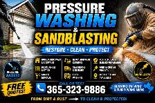 Mobile pressure washing & Sandblasting