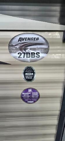 2018 AVENGER 27DBS-BIG BUNKS-SLEEP9-OUTSIDE KITCHNEN-LITE-6544LB - Photo 6