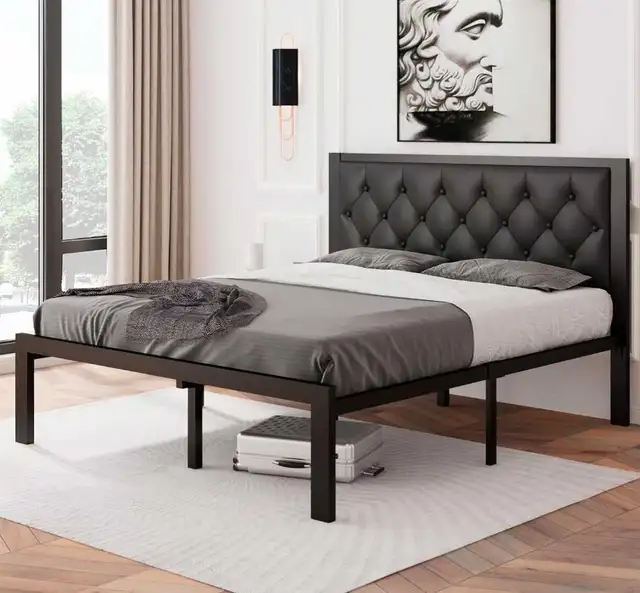 Queen size bed with mattress