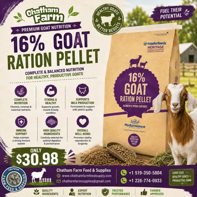 16% Goat Ration Pellet
