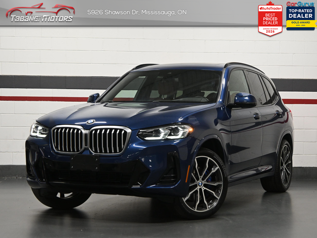 2022 BMW X3 xDrive30i ///M No Accident Navigation Panoramic Roof