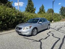 2008 HONDA ACCORD EX-L AUTOMATIC A/C LEATHER MOONROOF LOCAL BC