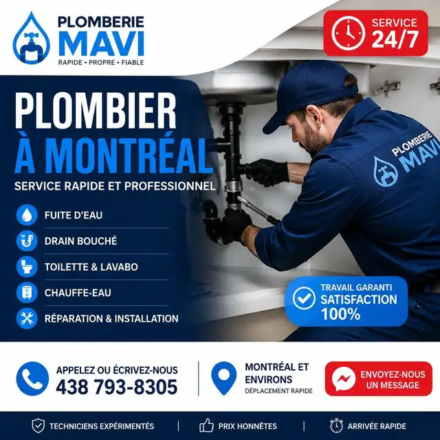 plombier/débouchage