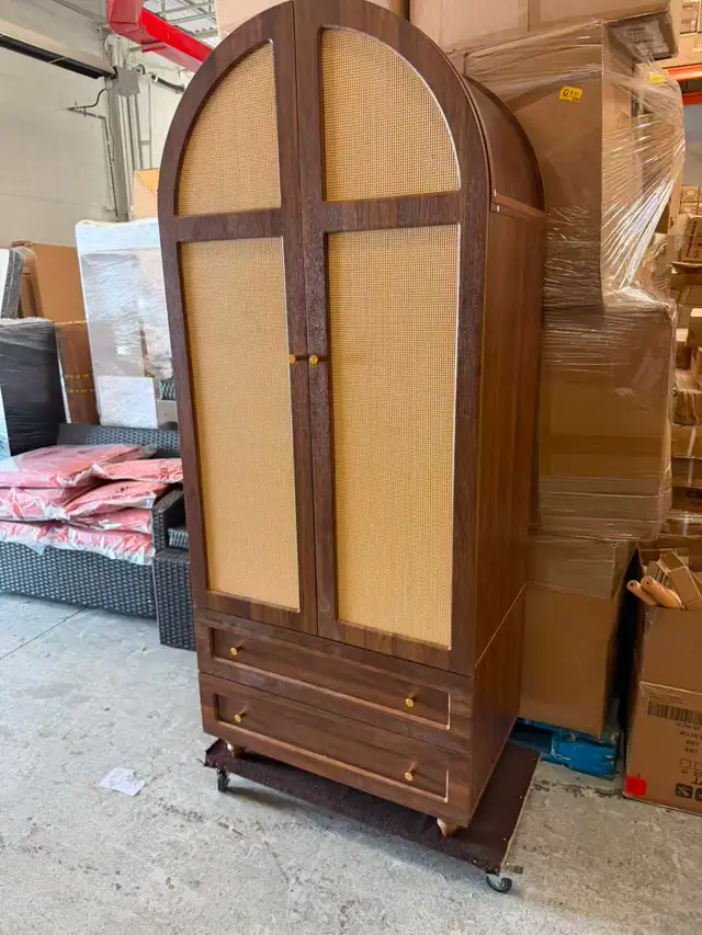 Brand New 2-Door Arch Wardrobe Special Selling at $199