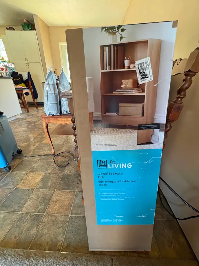 Unopened New Bookcase