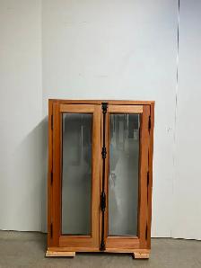 10748BH Fenêtre Battant HYBRIDE Gris Crémone int bois 32 x 48 - Photo 2