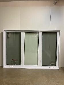 10836BP Fenêtre Battant PVC Blanc 3 sect 2 ouvr 84 1/4 x 58 3/4 - Photo 2
