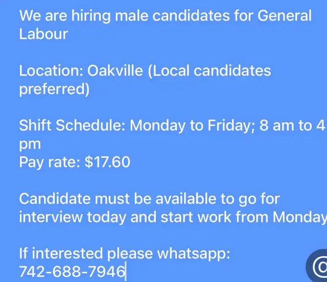 general labour