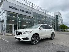 2018 Acura MDX Navi Cuir noir Toit ouvrant Volant chauffant Hitc