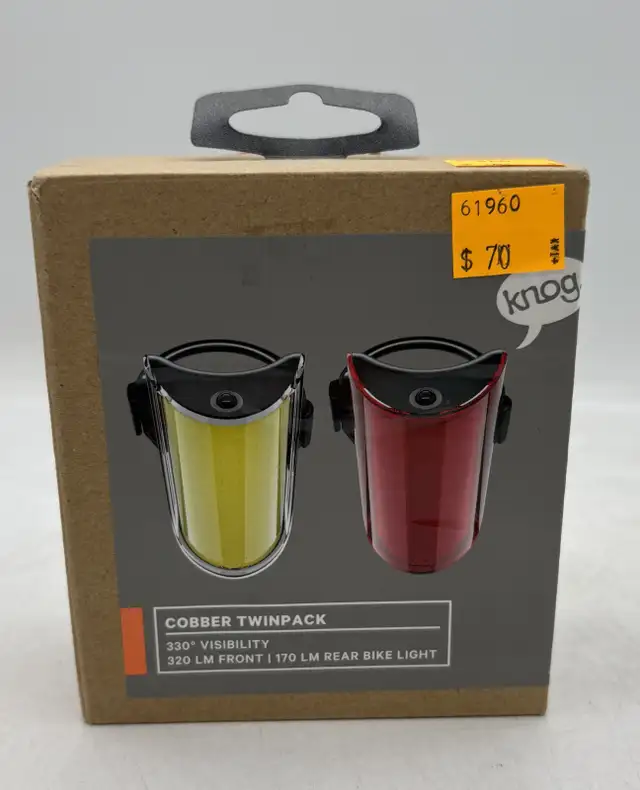 NEW Cobber LED Bike Light Twin Pack - Front & Rear Lights