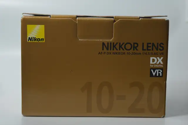 AF-P DX Nikkor 10-20mm F/4.5-5.6G VR Nikon Lens  ID 1642