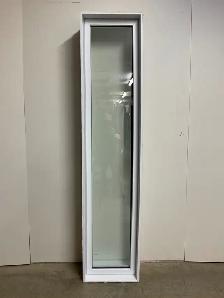 10957FP Fenêtre Fixe PVC Blanc Salle de montre 15 1/2 x 70 3/4
