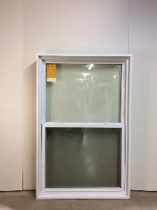10403GP Fenêtre Guillotine PVC Blanc 1 sect 1 ouvr 40 x 61 1/2 - Photo 2