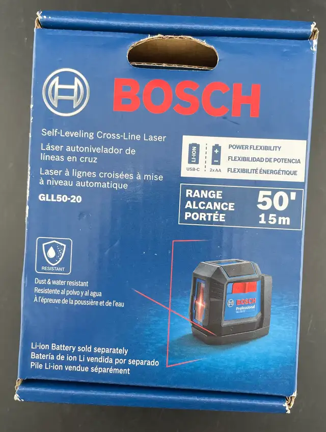 NEW BOSCH GLL50-20 LASER