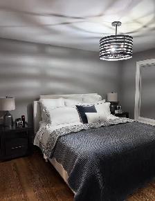 Pottery Barn Chandelier - Matte Black