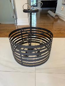 Pottery Barn Chandelier - Matte Black - Photo 3