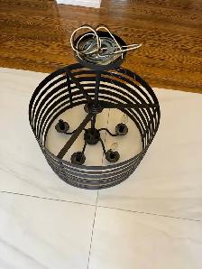 Pottery Barn Chandelier - Matte Black - Photo 4