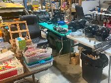 HUGE 2 BUILDING GARAGE SALE TOOLS TOOLS TOOLS