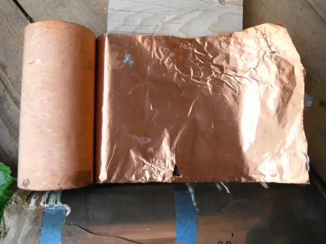 Copper foil paper sheet