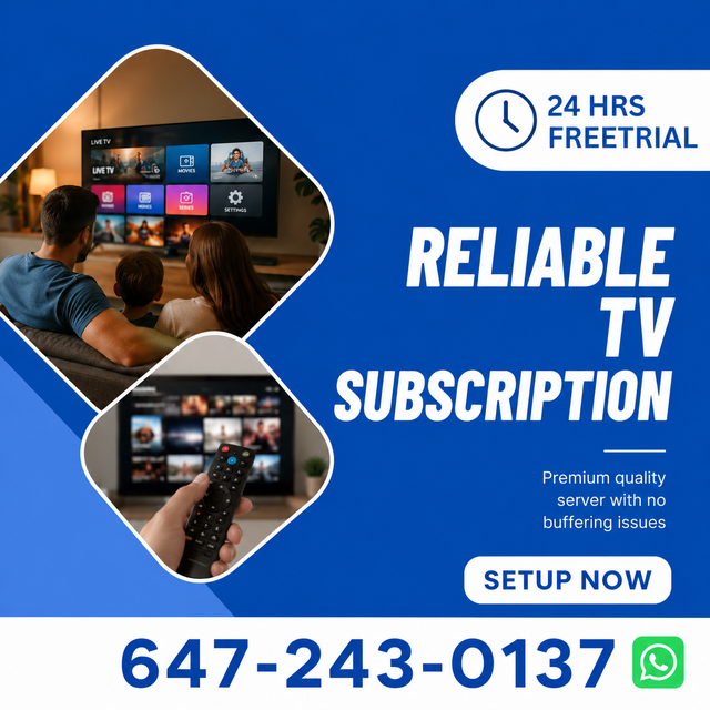 Reliable tv service with liveshow,movies,series! On Every Device
