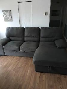 Sofa, divan peux faire un lit.