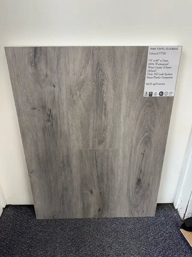 7mm Vinyl Flooring (267/sf)