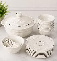 Premium Glass Dinner Set