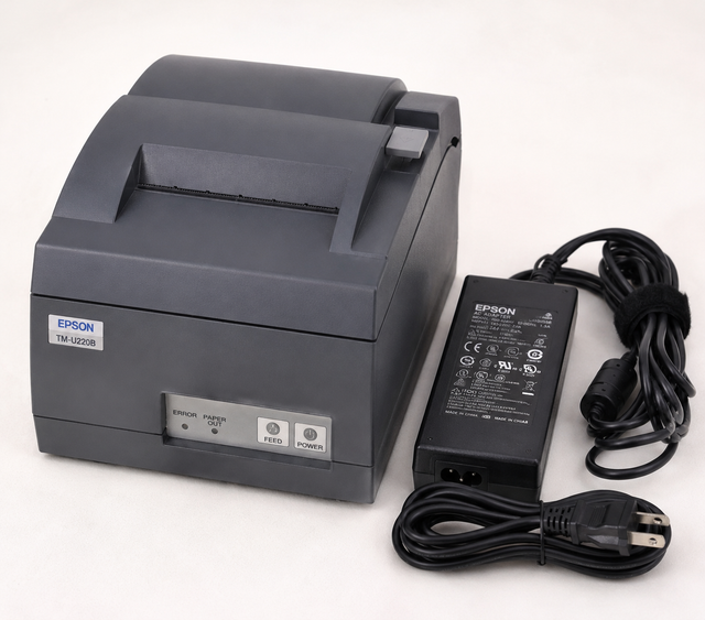 Used Epson TM-U220B Impact Receipt Printer