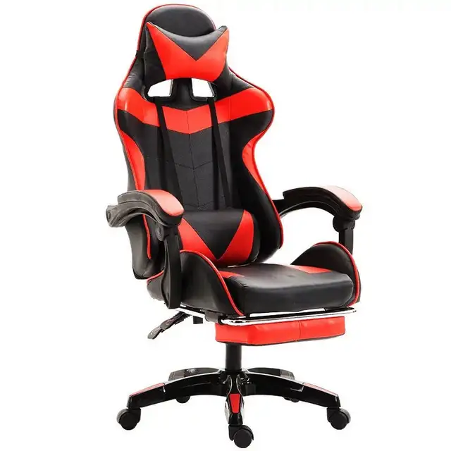 RED / BLACK BRAND NEW GAMING CHAIR WITH MASSAGE