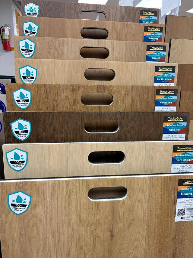 NEW COLLECTION – 12MM VINYL FLOORING WITH ATTACHED UNDERLAY