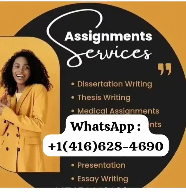 Assignment Help, Essay Help, Online Course Help (A   Grade)