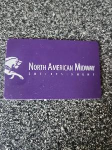 EX ride ticket card