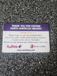 EX ride ticket card - Photo 2