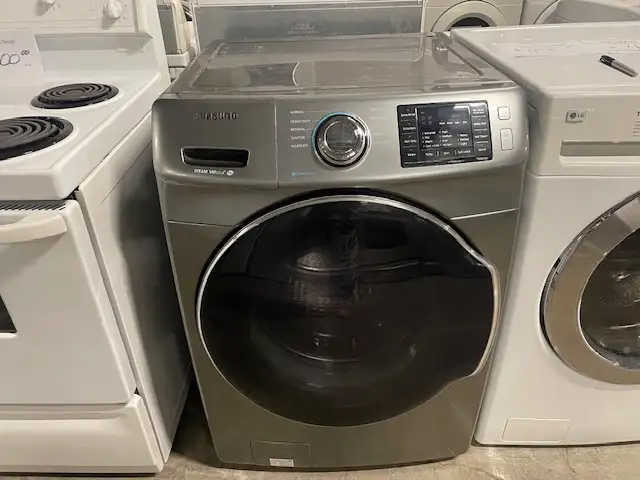 Laveuse seule frontale grise Samsung (remis à neuf)