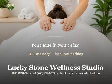 You made it. Now relax.A Friday relaxation massage — the rewar