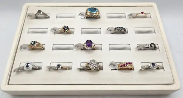 10k / 14k Gold Rings: Diamonds, Rubies, Topaz, Sapphires...