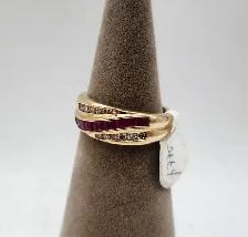 10k / 14k Gold Rings: Diamonds, Rubies, Topaz, Sapphires... - Photo 6