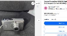 Canon PowerShot SD300 Digital ELPH 4.0MP 3x Compact Camera - Photo 3