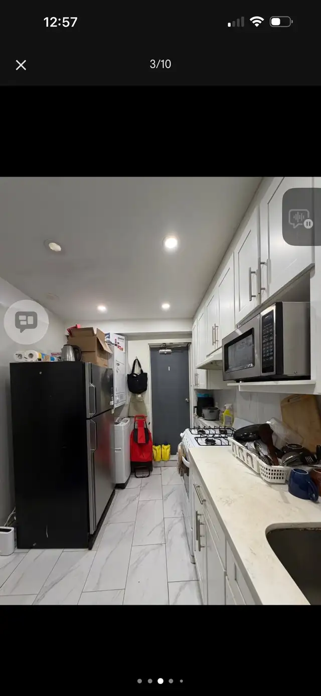 2 bdrm  Apt 2nd flr steps to lake and St Joseph hospital