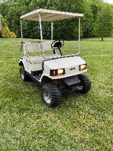 Yamaha Lifted Gas Golf Cart Four Stroke