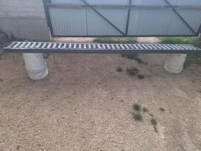 Heavy duty10 foot by 12 inch gravity conveyor ramp for sale