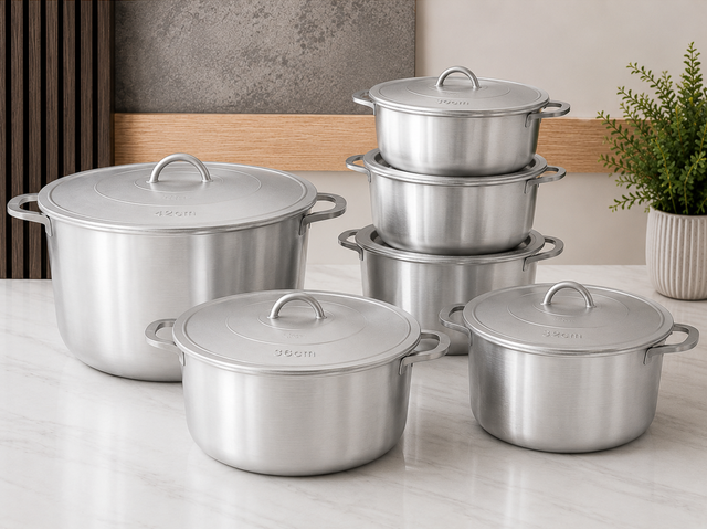 Heavy-Duty Aluminum Cooking Pot / Stock Pot